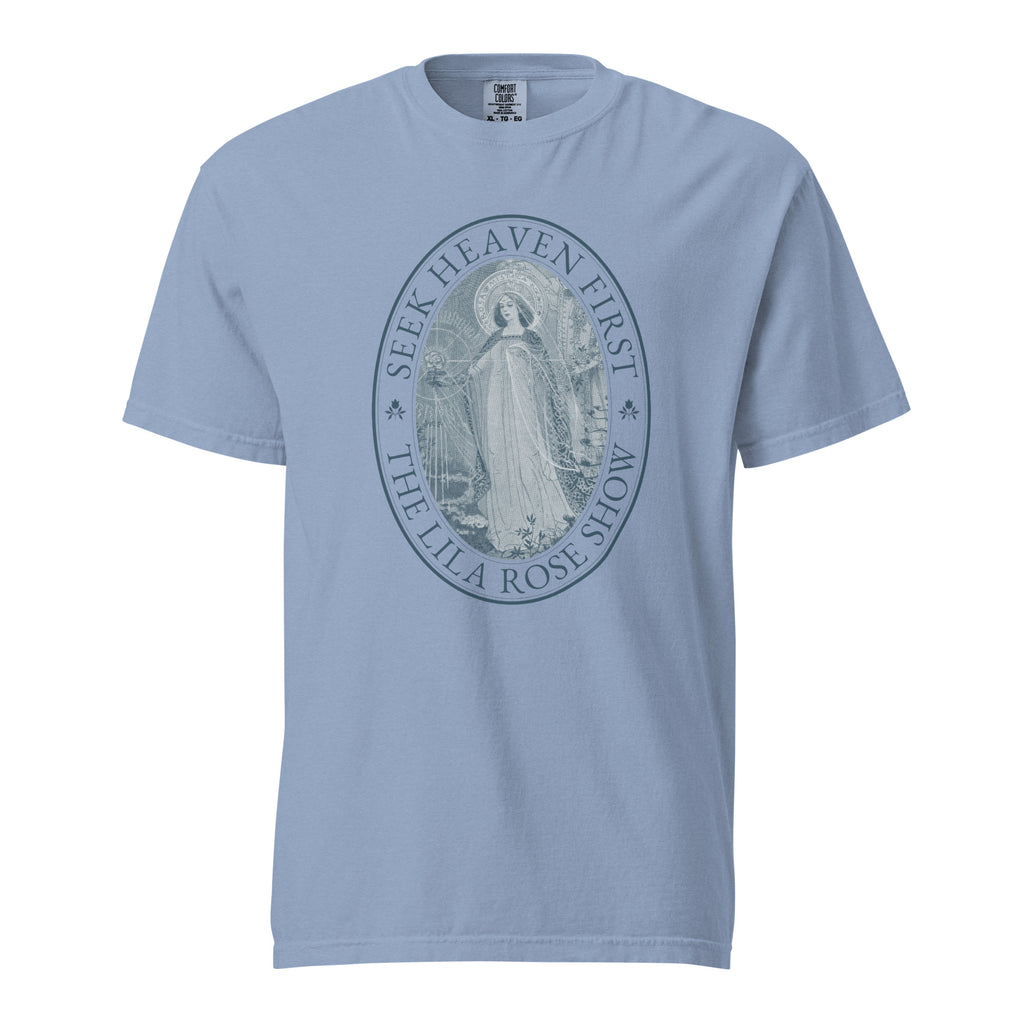 Seek Heaven First Unisex Heavyweight T-Shirt